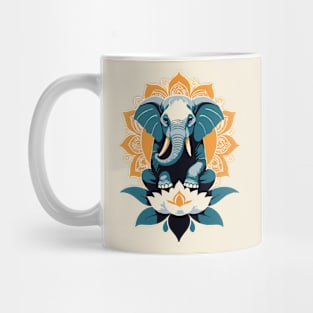 Ganesh Lotus Flower Mandala Mug